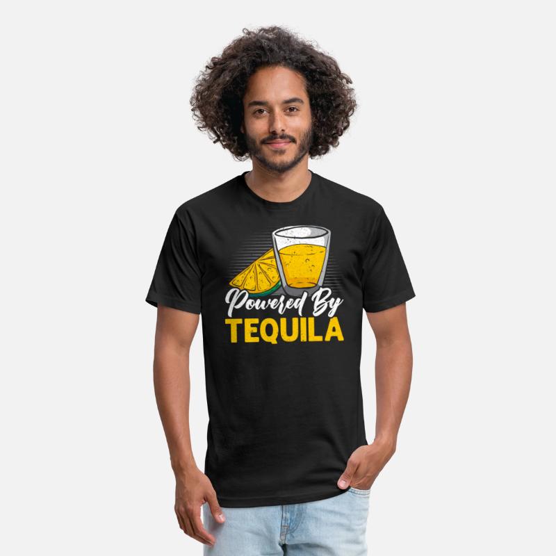 Powered By Tequila Alcohol Drinker Drink Tequila
