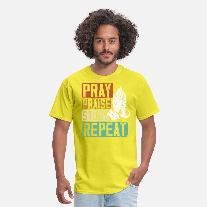 Pray Praise Study Repeat Christian Believer
