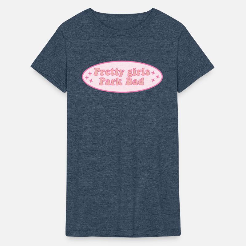 Pretty Girls Park Bad Funny Pink Sign For Car