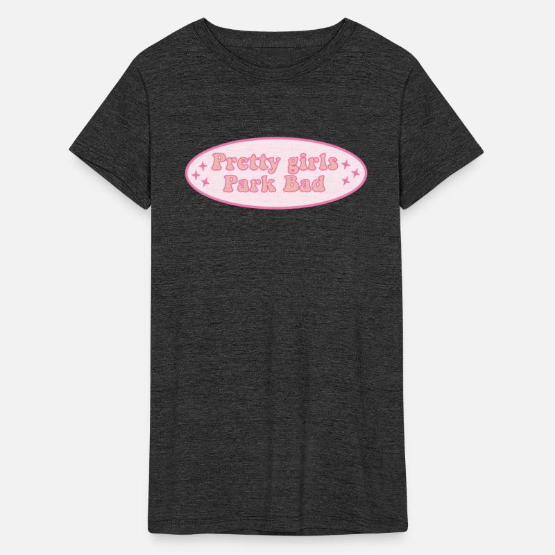 Pretty Girls Park Bad Funny Pink Sign For Car