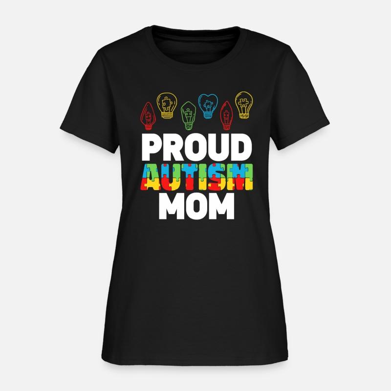 Proud Autism Mom Puzzle Light Bulb Autism