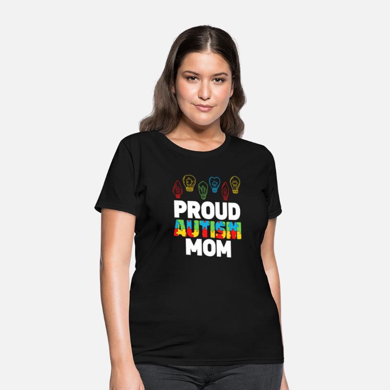 Proud Autism Mom Puzzle Light Bulb Autism