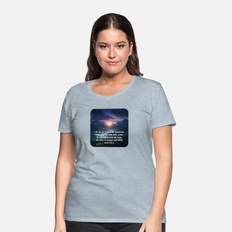 Psalm 121 mountain sunrise Christian Faith hope