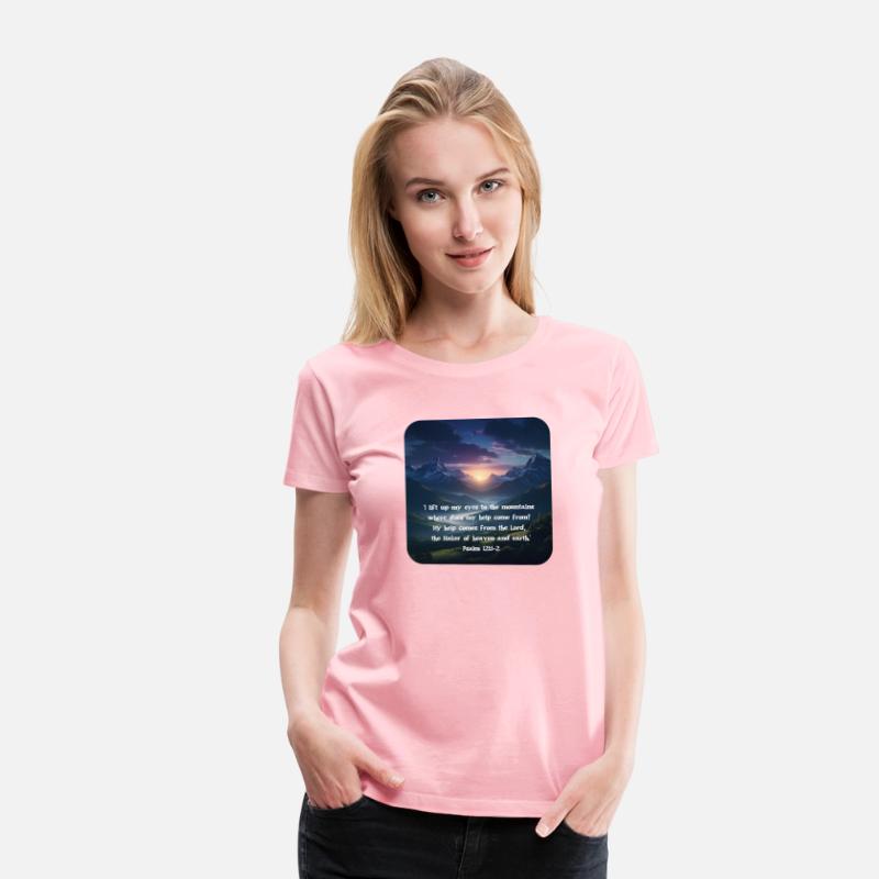 Psalm 121 mountain sunrise Christian Faith hope