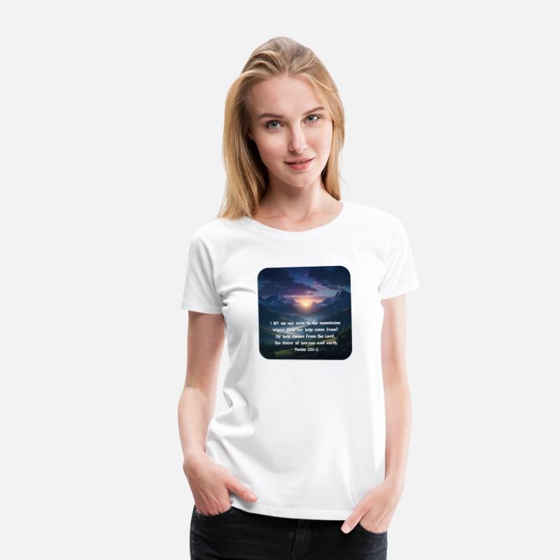 Psalm 121 mountain sunrise Christian Faith hope