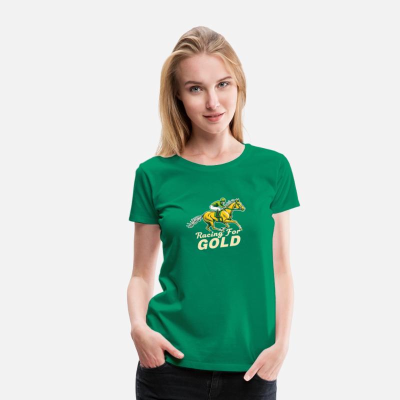 Racing for Gold Horse Jockey Design