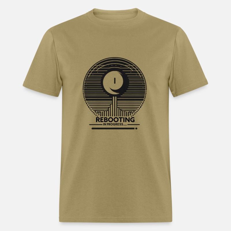Rebooting in Progress – Minimalist Loading T_shirt