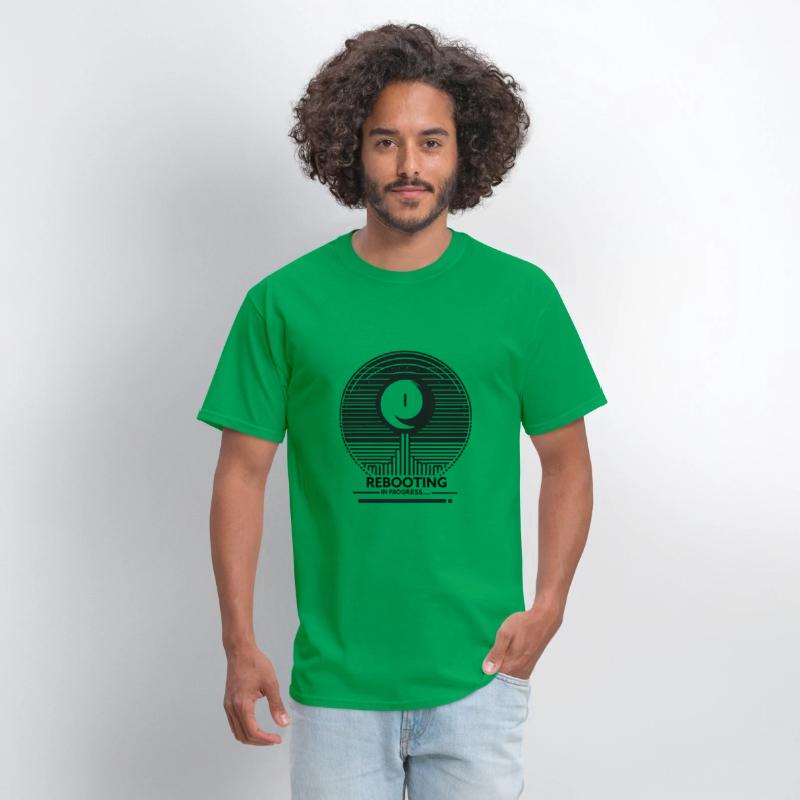 Rebooting in Progress – Minimalist Loading T_shirt