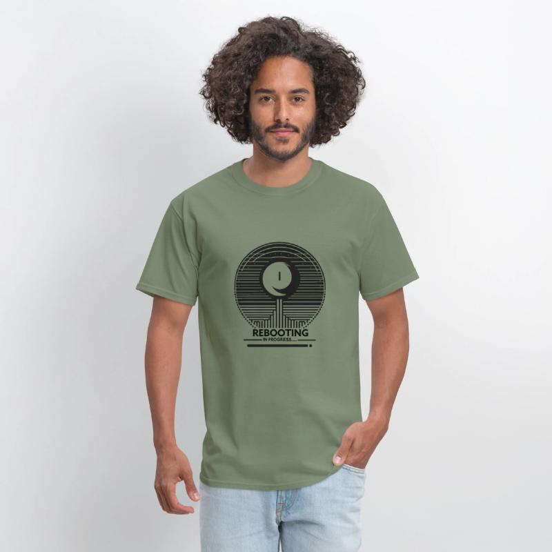 Rebooting in Progress – Minimalist Loading T_shirt