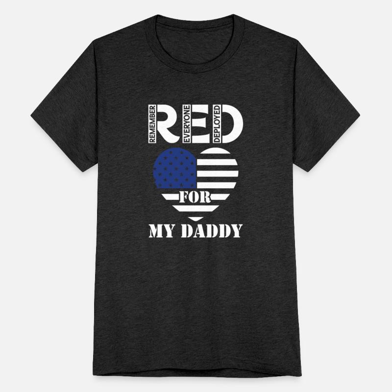 Red Friday Military Son Wear Red For My Daddy