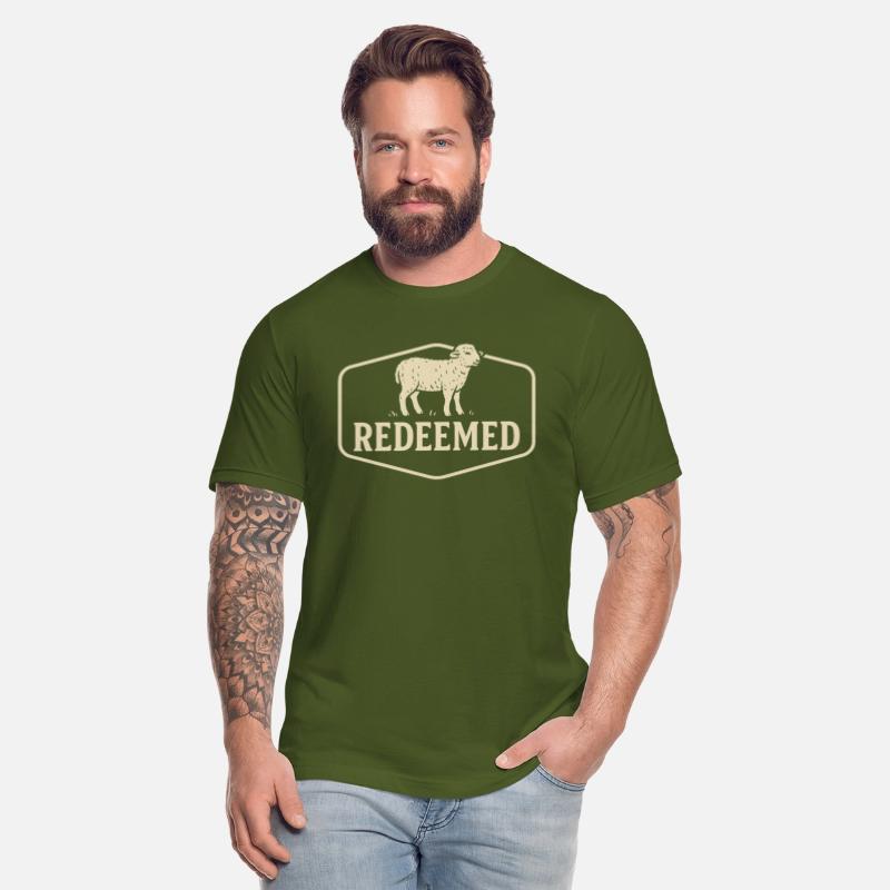 Redeemed Logo Tee – The Original Sheep Emblem
