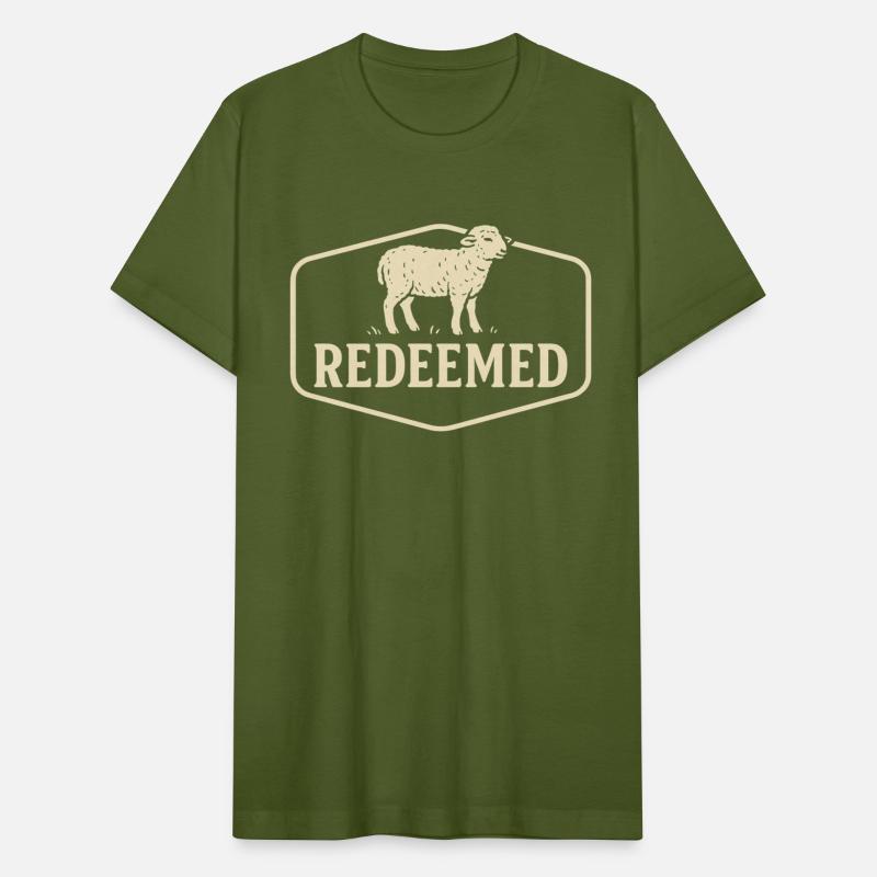 Redeemed Logo Tee – The Original Sheep Emblem