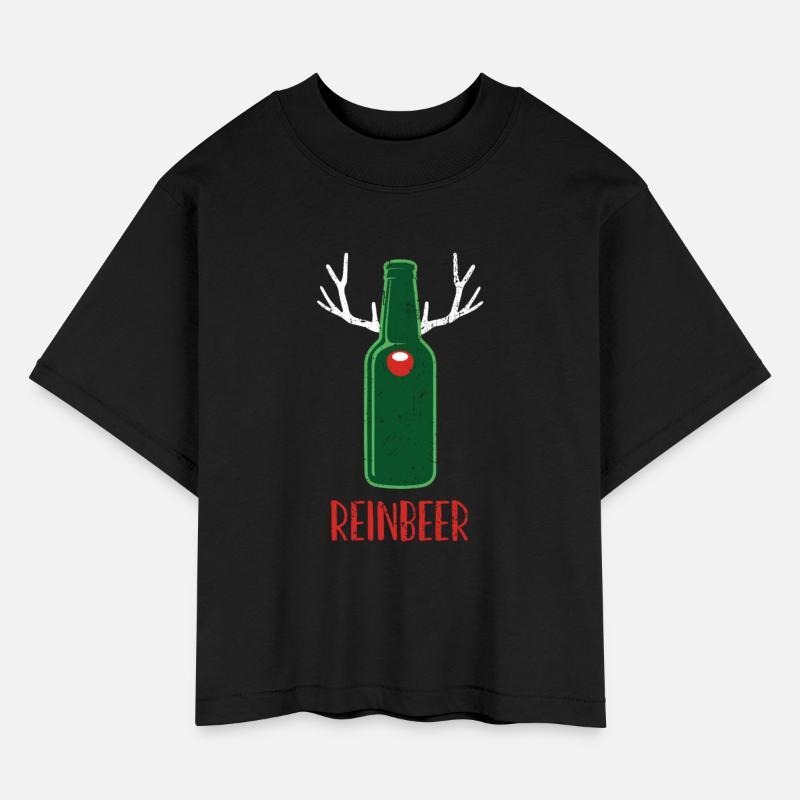 Reinbeer Funny Reindeer Beer Lover Christmas Meme
