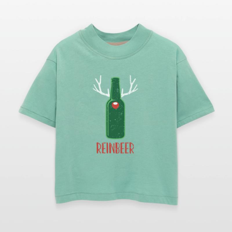 Reinbeer Funny Reindeer Beer Lover Christmas Meme