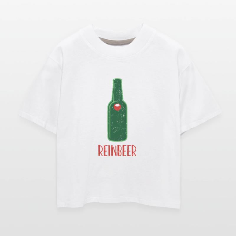 Reinbeer Funny Reindeer Beer Lover Christmas Meme