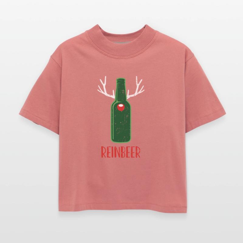 Reinbeer Funny Reindeer Beer Lover Christmas Meme