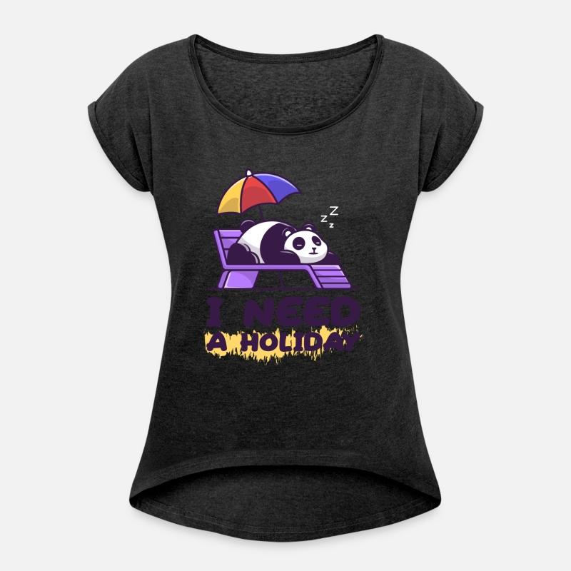 Relaxing Panda Beach Holiday T-Shirt - Escape