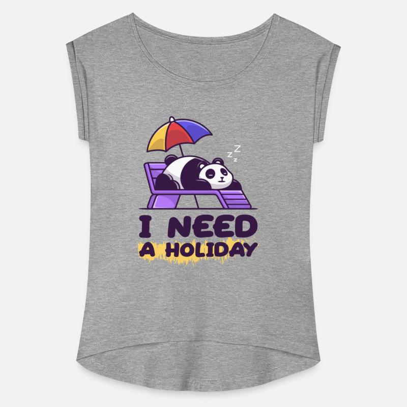 Relaxing Panda Beach Holiday T-Shirt - Escape