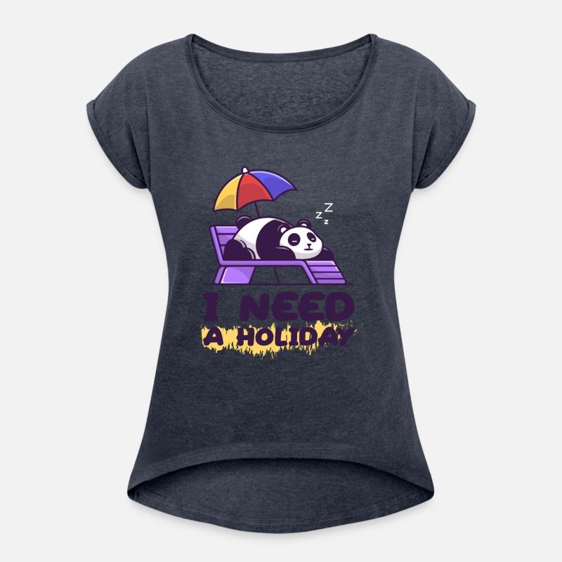 Relaxing Panda Beach Holiday T-Shirt - Escape