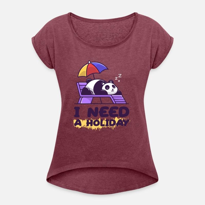 Relaxing Panda Beach Holiday T-Shirt - Escape