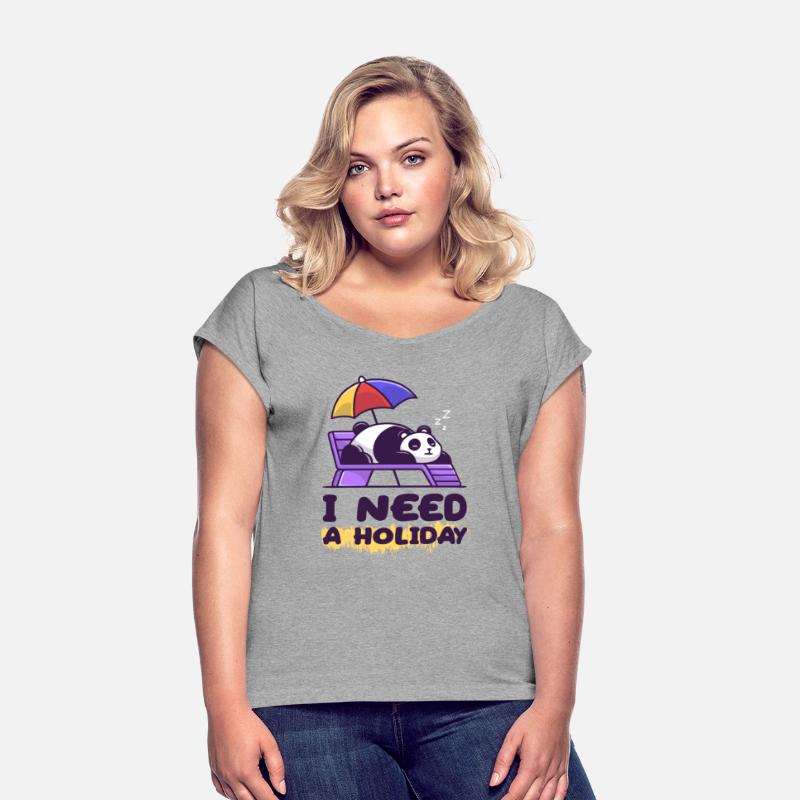 Relaxing Panda Beach Holiday T-Shirt - Escape