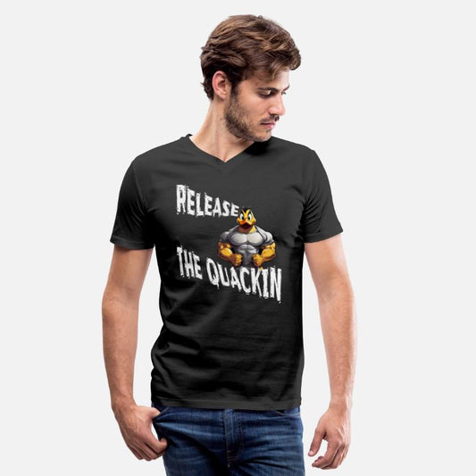 Release the Quackin Workout Shirt | Funny Duck
