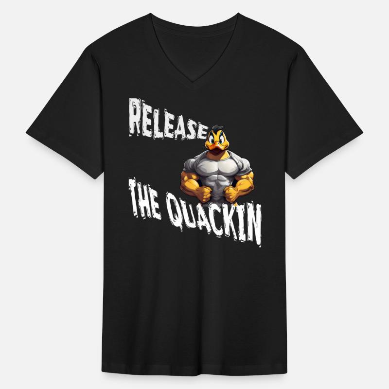 Release the Quackin Workout Shirt | Funny Duck