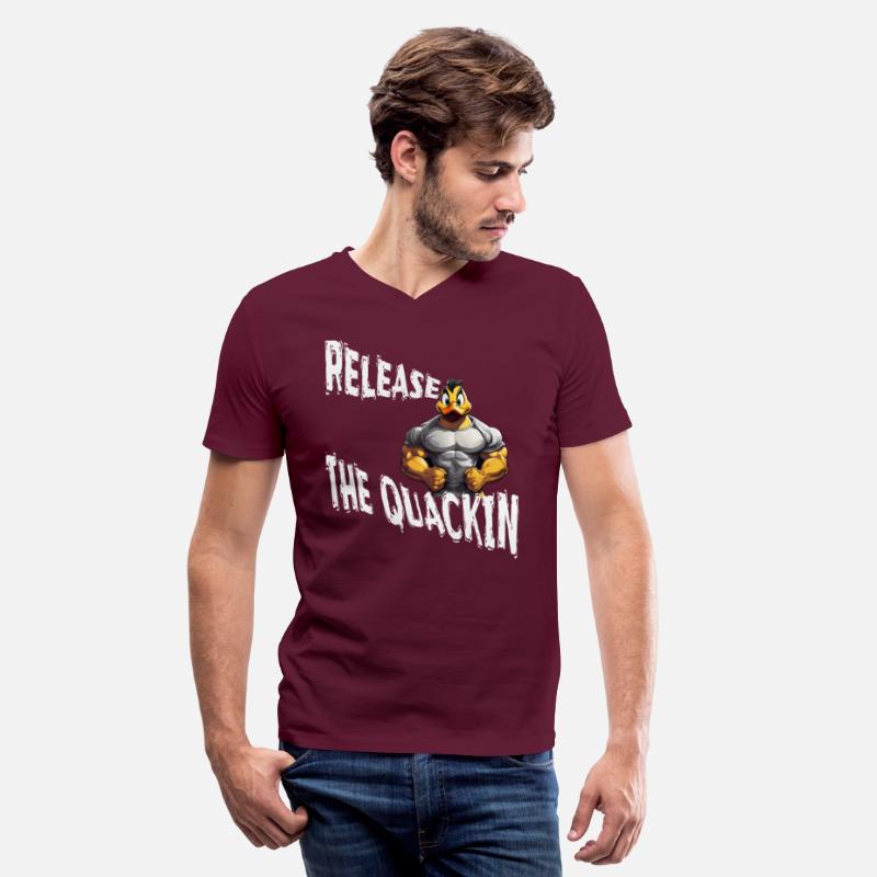 Release the Quackin Workout Shirt | Funny Duck