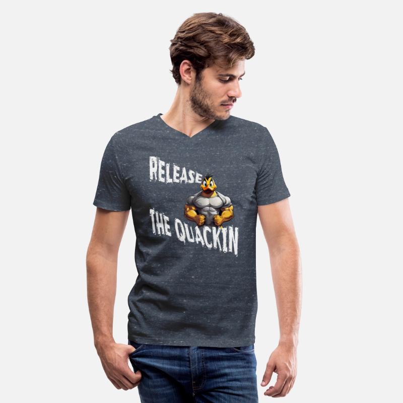 Release the Quackin Workout Shirt | Funny Duck