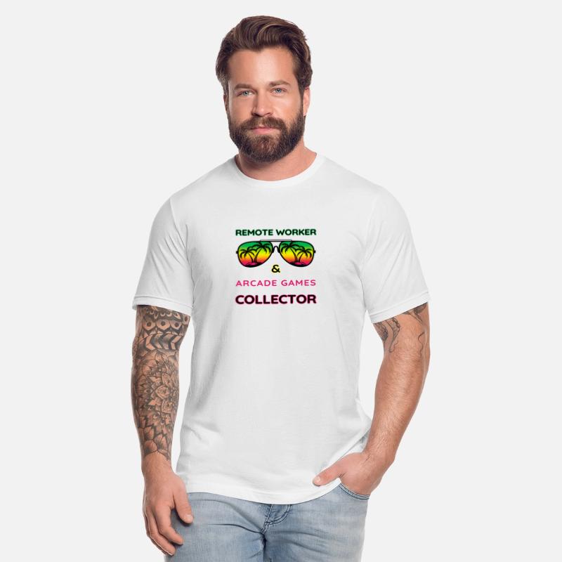 Remote worker and arcade games collector