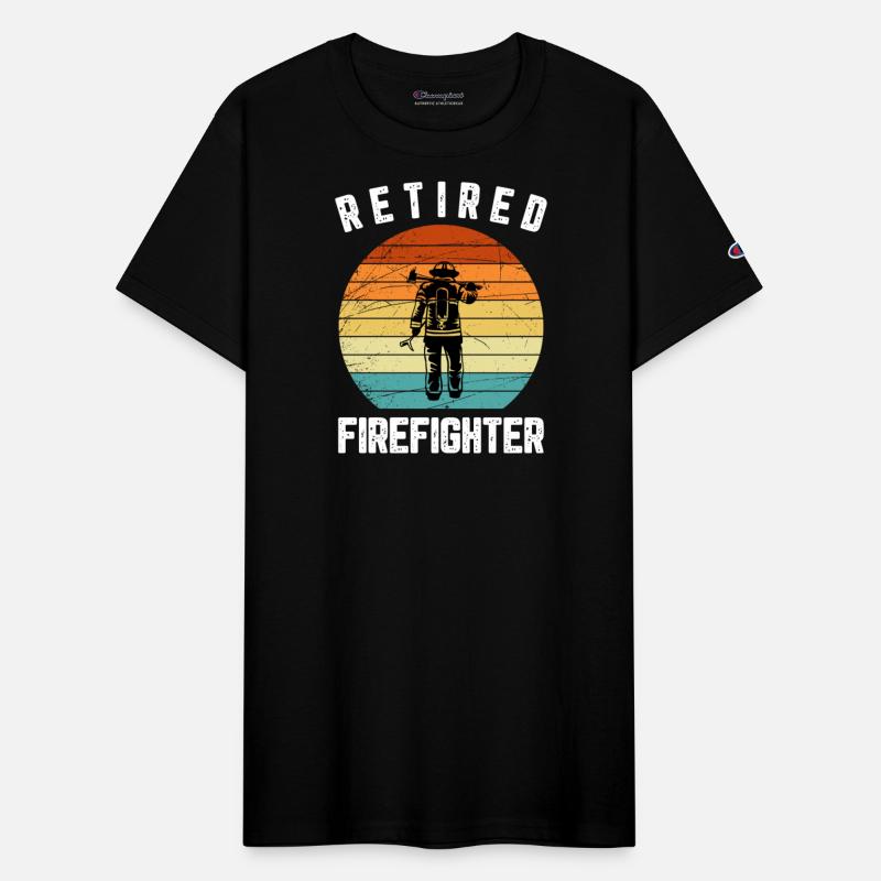 Retired Firefighter Vintage Hero Tribute