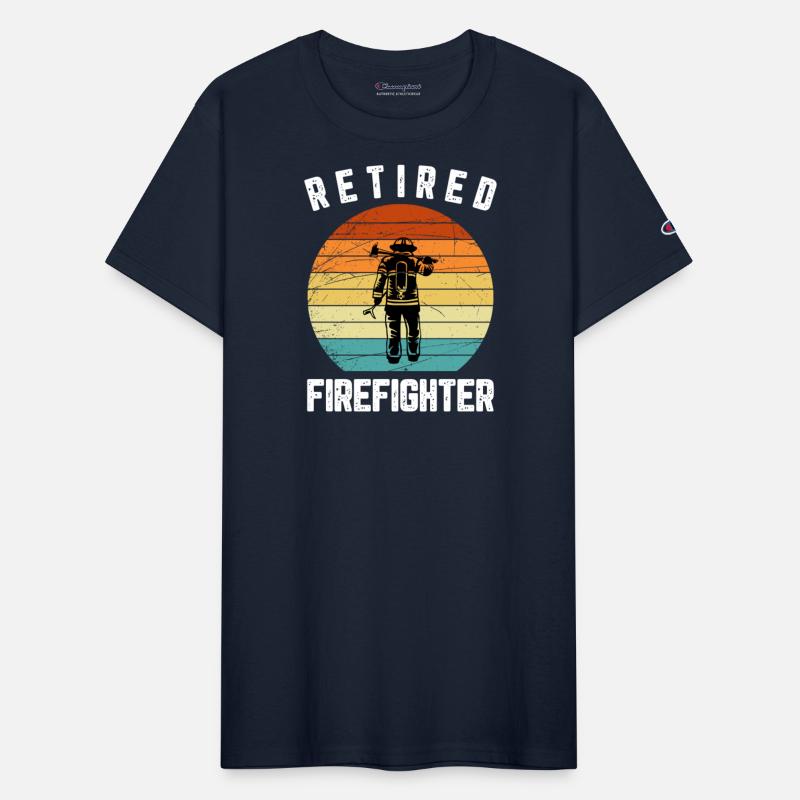 Retired Firefighter Vintage Hero Tribute