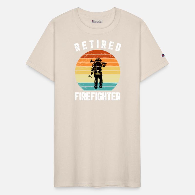 Retired Firefighter Vintage Hero Tribute