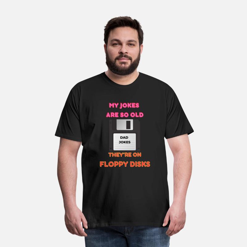 Retro Funny Dad Joke T-Shirt – Floppy Disks!