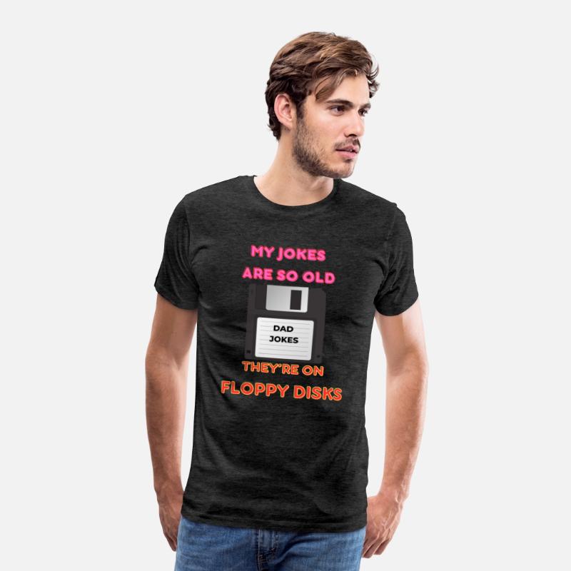 Retro Funny Dad Joke T-Shirt – Floppy Disks!