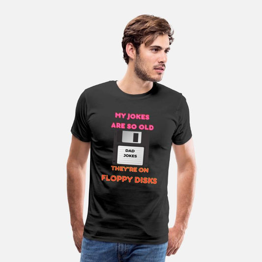 Retro Funny Dad Joke T-Shirt – Floppy Disks!