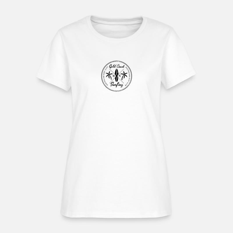 Retro Gold Coast Australia Beach Surfing Fan