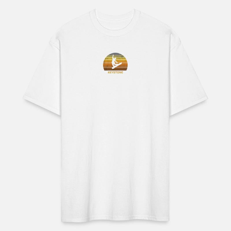 Retro Keystone Colorado Snowboarding Fan