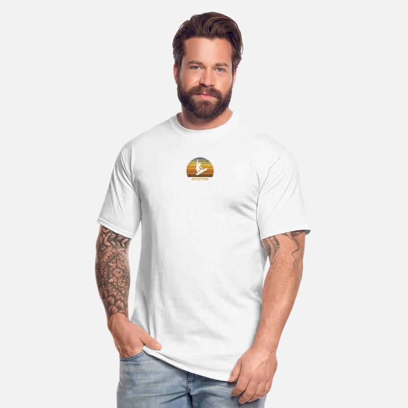 Retro Keystone Colorado Snowboarding Fan