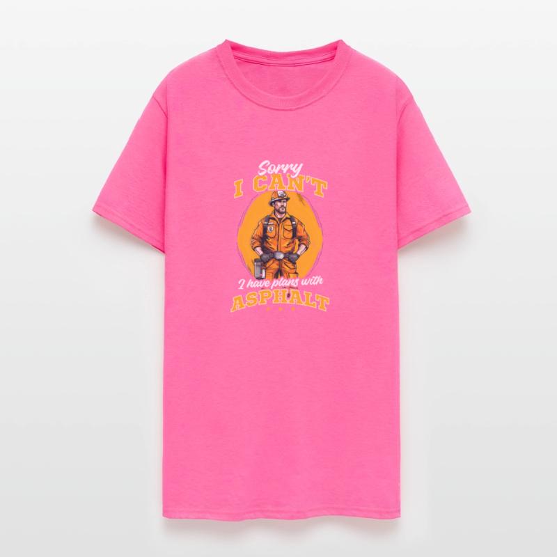 Road Worker Can't Have Plans With Asphalt