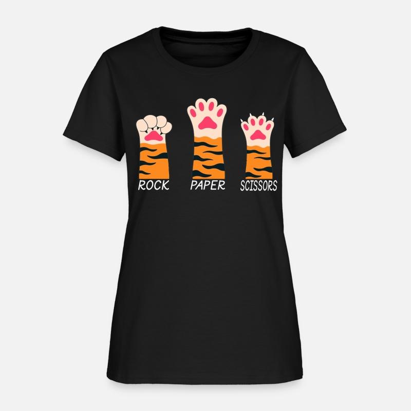 Rock Paper Scissors Hand Game Cute Paw