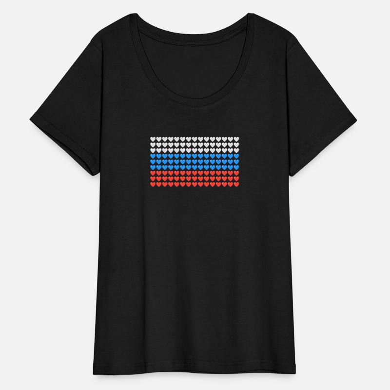 Russia HEARTS Flag