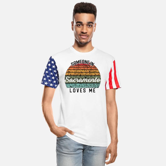 Sacramento Loves Me Travel Retro Rainbow Sunset 2