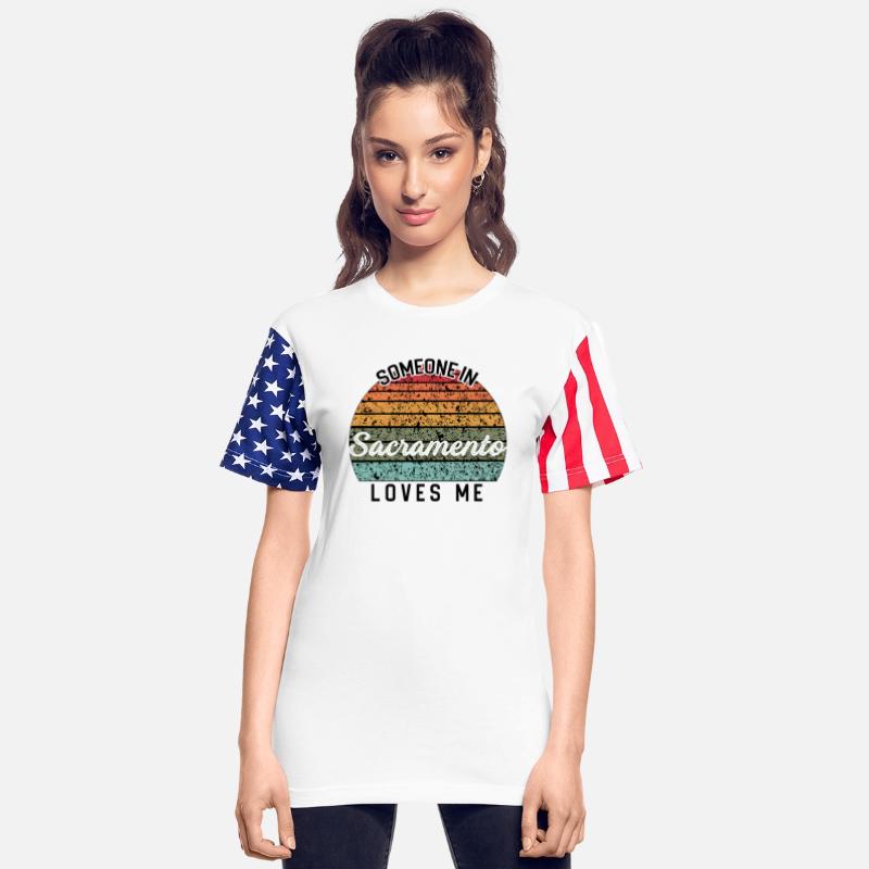 Sacramento Loves Me Travel Retro Rainbow Sunset 2