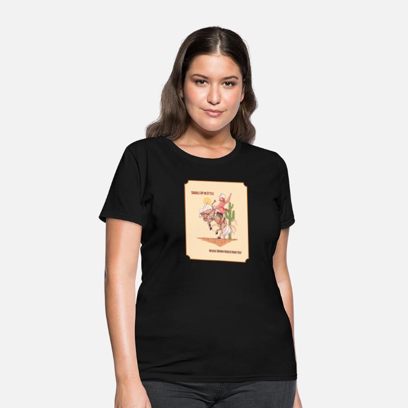 SADDLE UP IN STYLE WHERE BROWN HORSES ROAM FREE