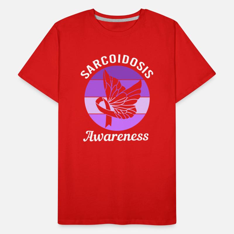 Sarcoidosis Awareness Ribbon Purple
