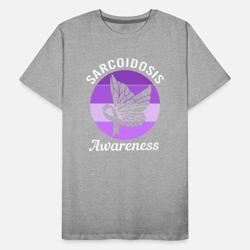 Sarcoidosis Awareness Ribbon Purple