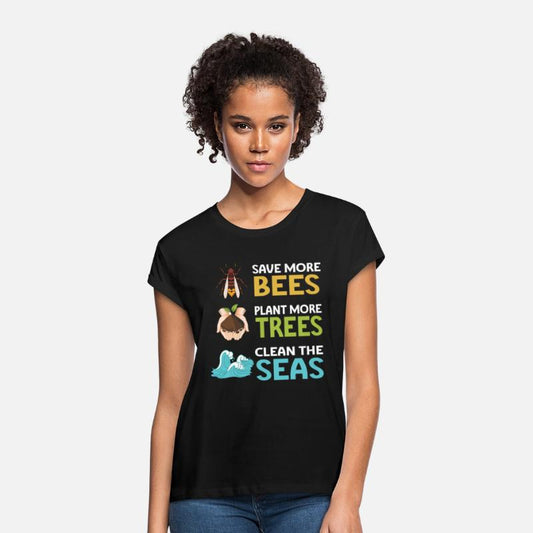 Save More Bees Plant More Trees Clean The Seas
