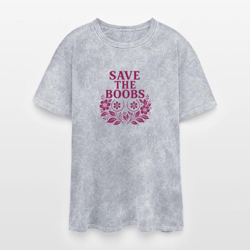 Save the boobs floral