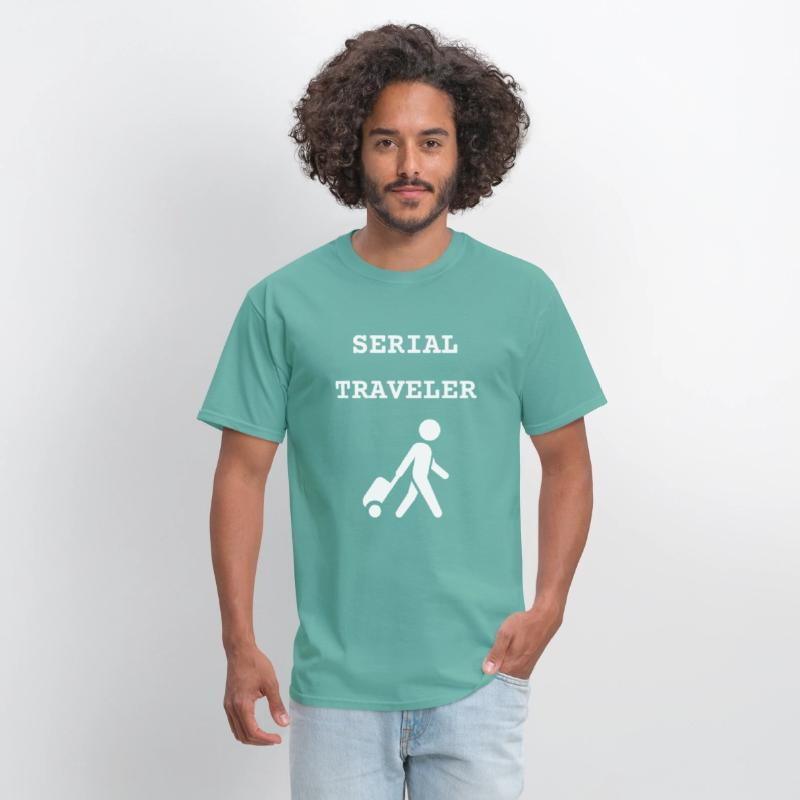 Serial traveler graphic t-shirt